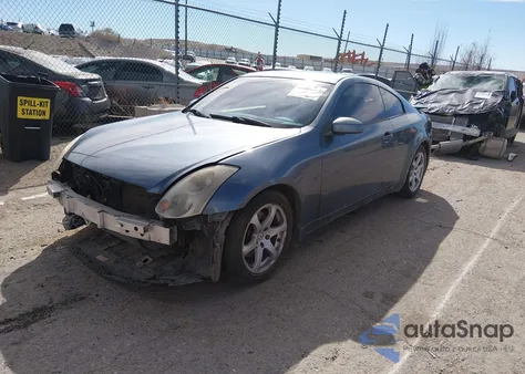 2005 Infiniti G35 z USA, uszkodzony, nr VIN 0JNKCV54E35M41636